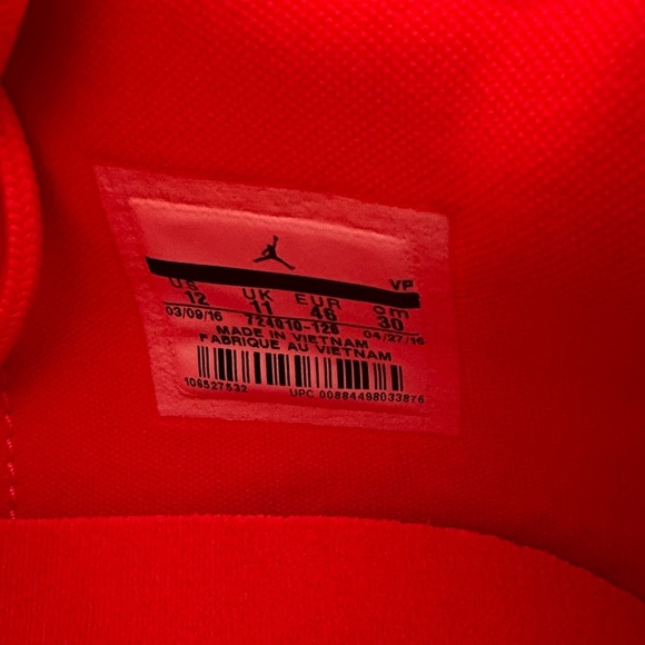 Air Jordan Eclipse White Infrared Men’s Sneakers - Picture 7 of 7